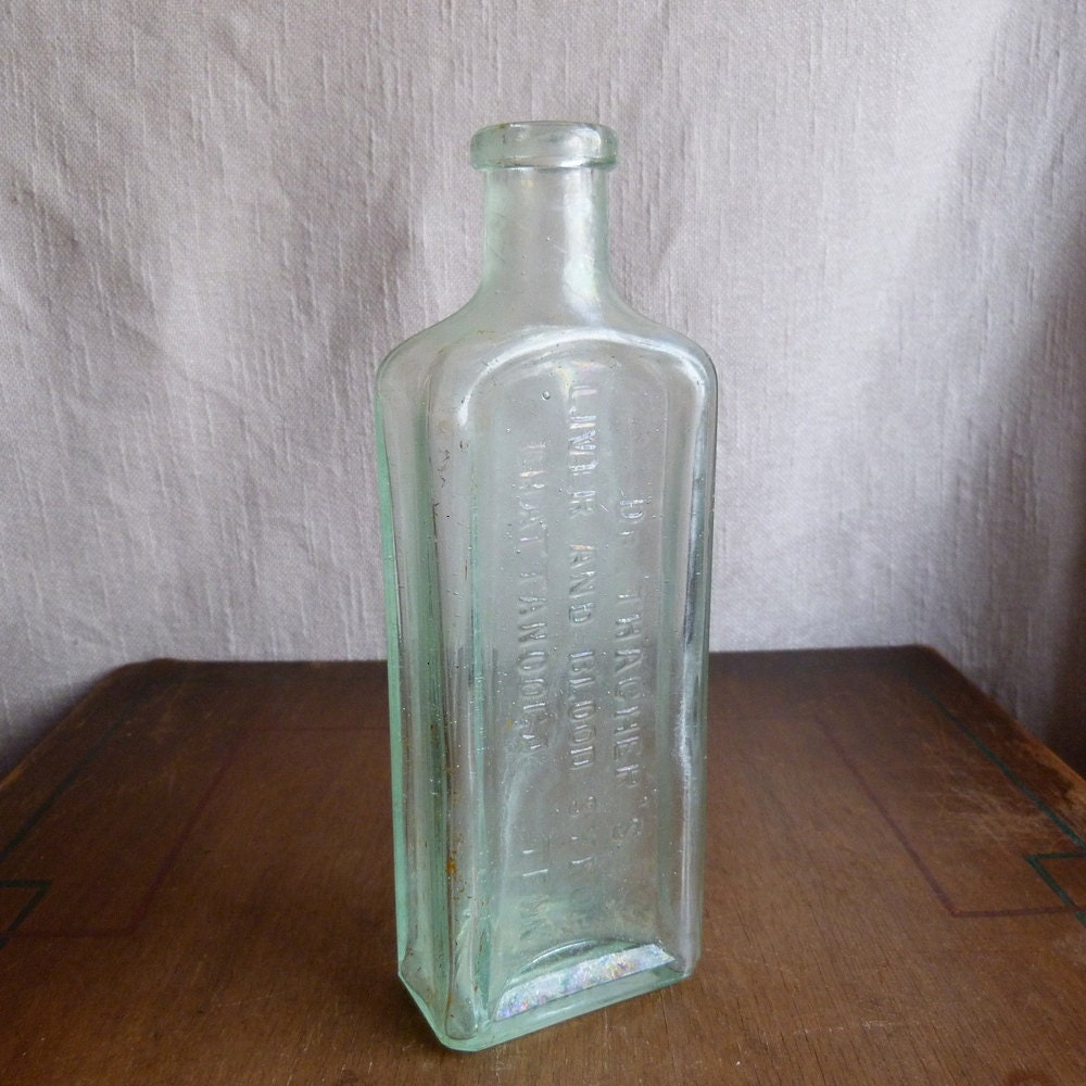Antique Vintage Medicine Apothecary Bottle Dr. by TheOpenSesame