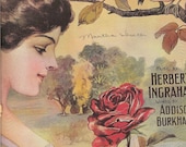 Vintage 1911 Good Bye, Rose Sheet Music
