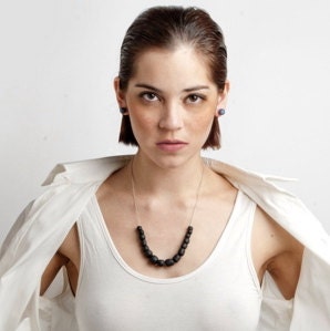 Sun pebble necklace
