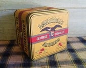Vintage D.Ghirardelli's Historical Chocolate Tin - Collectibles- Home Decor - Housewares - San Francisco