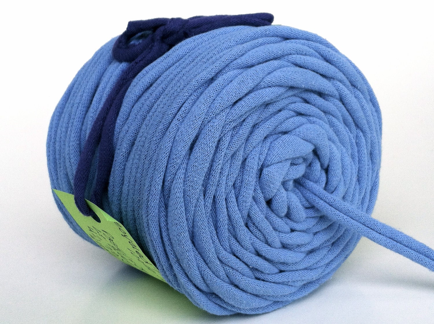 Blue T Shirt Yarn - 42.75 Yards