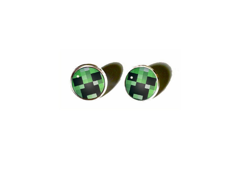 Minecraft Creeper Earrings