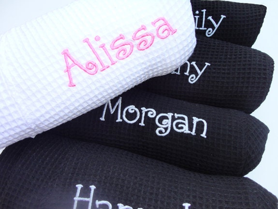 Monogrammed Robe Bridesmaid Gift