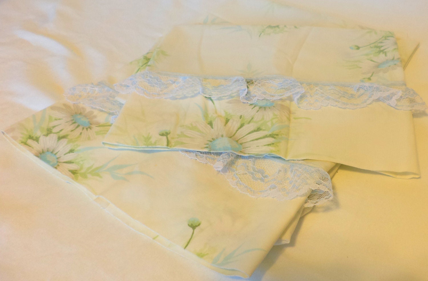 Handmade from  vintage fabric  Linen decorative  Guest Hand Towels