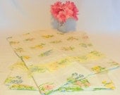 Decorative guest hand towels created from vintage linens