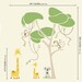 Baby Nursery Wall Decals - Jungle Tree Wall Decal - Tree Wall Decals - Large: approx 88" x 80" - K001