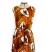 SALE Vintage Shift Dress Fall Fashion Rust Copper Brown Orange Liime 70s Mad Men Fashion Back To School Fall Autumn Colors. Spring.