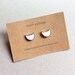 Kitteh cat earrings shrink plastic nickel-free