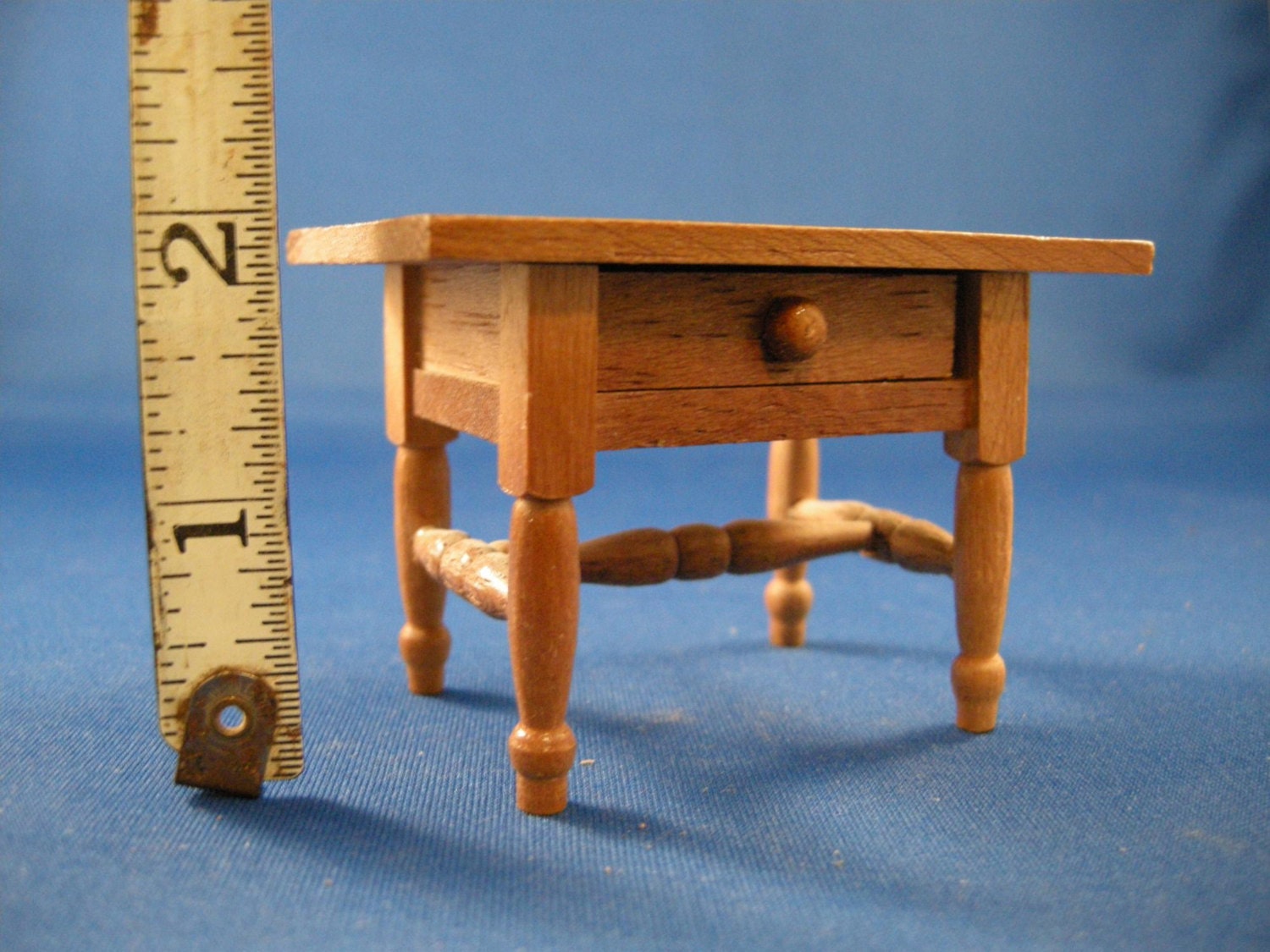 Miniature Dollhouse Wood End Table