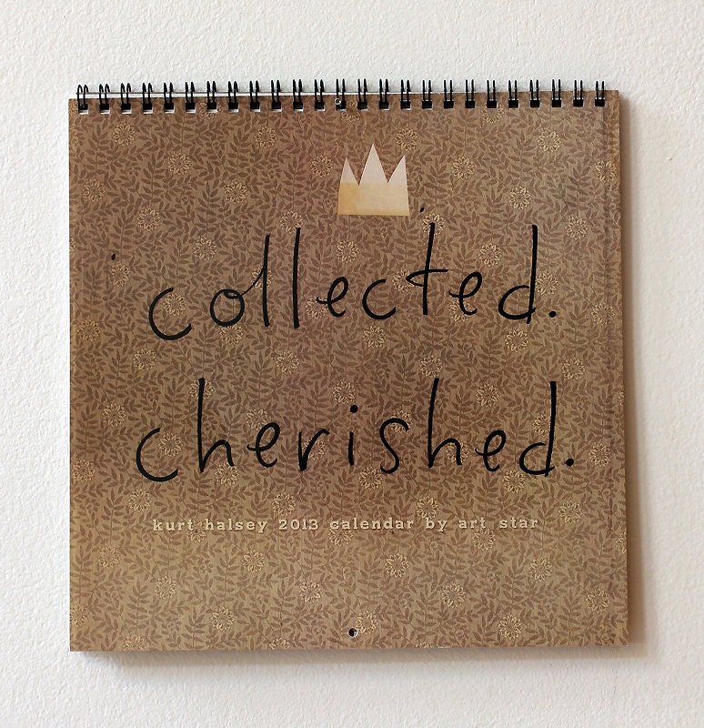 Kurt Halsey 2013 Illustrated Wall Calendar // Art Star Exclusive
