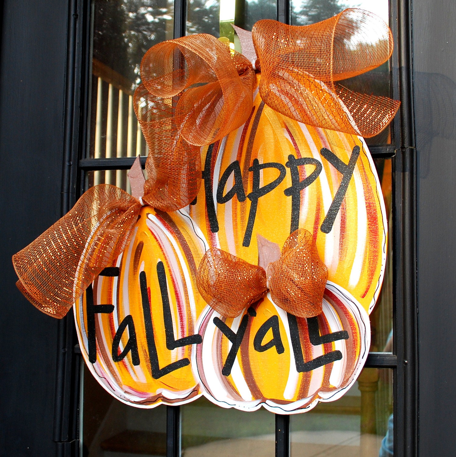 Door Hanger: Fall, Pumpkin Door Decoration, Fall Home Decor, Thanksgiving Door Hanger, Door Decoration