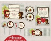 SALE Adorable Little Red Riding Hood Story Book Printable Birthday Party Package Il_170x135