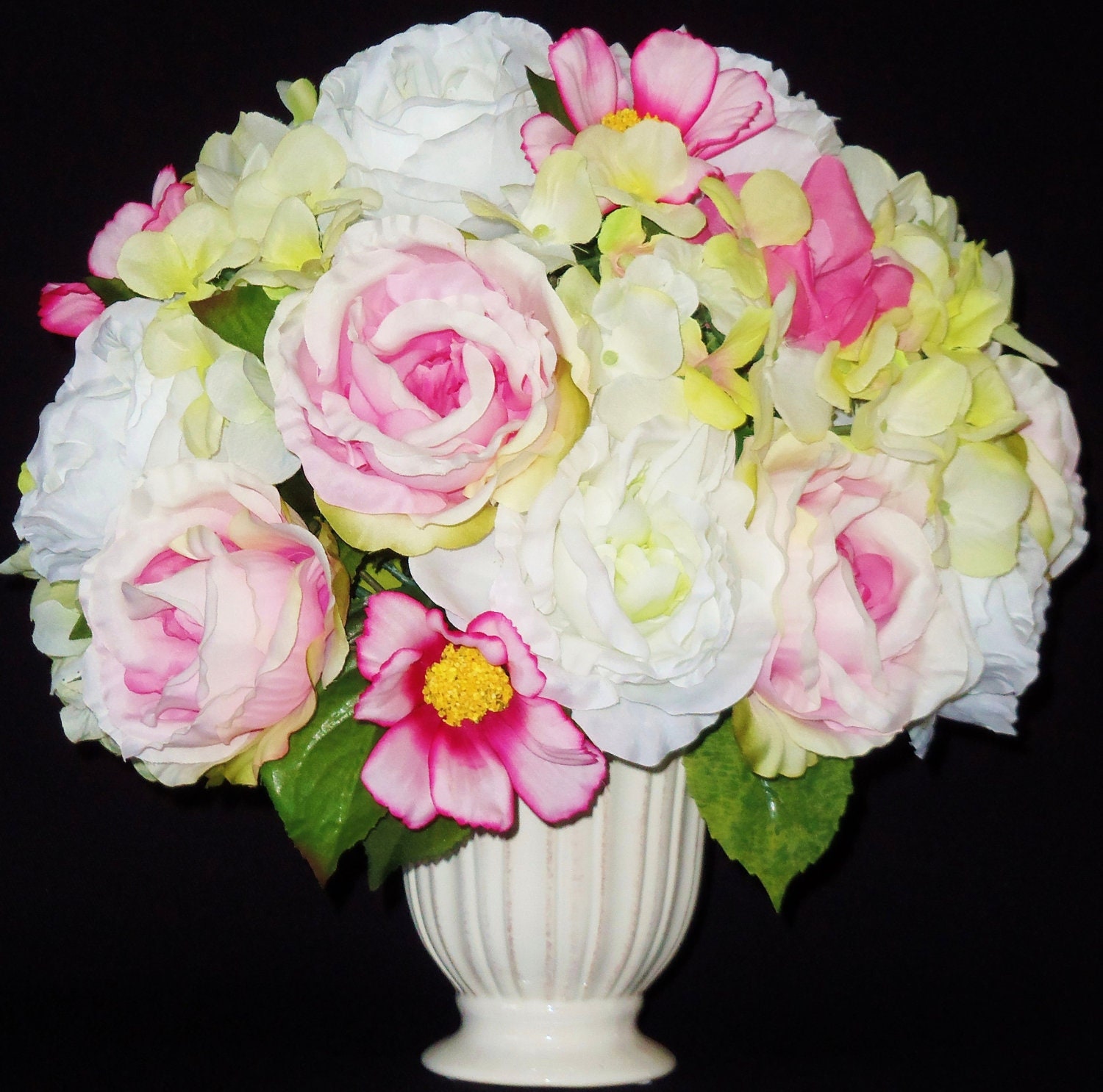 pink artificial flowers