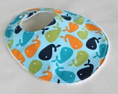 Baby Bib - Whales in Bermuda