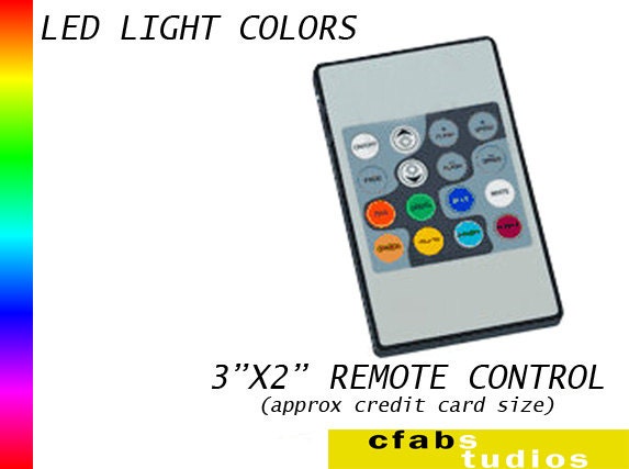 LED Colorful Color Changing Lamp/Bar lighting with Spill Proof Weather Proof Remote Control Function Cfab Studios