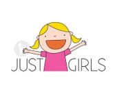 Ready Made, Simple and Cute Girl in a Pink dress illustration Logo Design for your Business (OAK design)