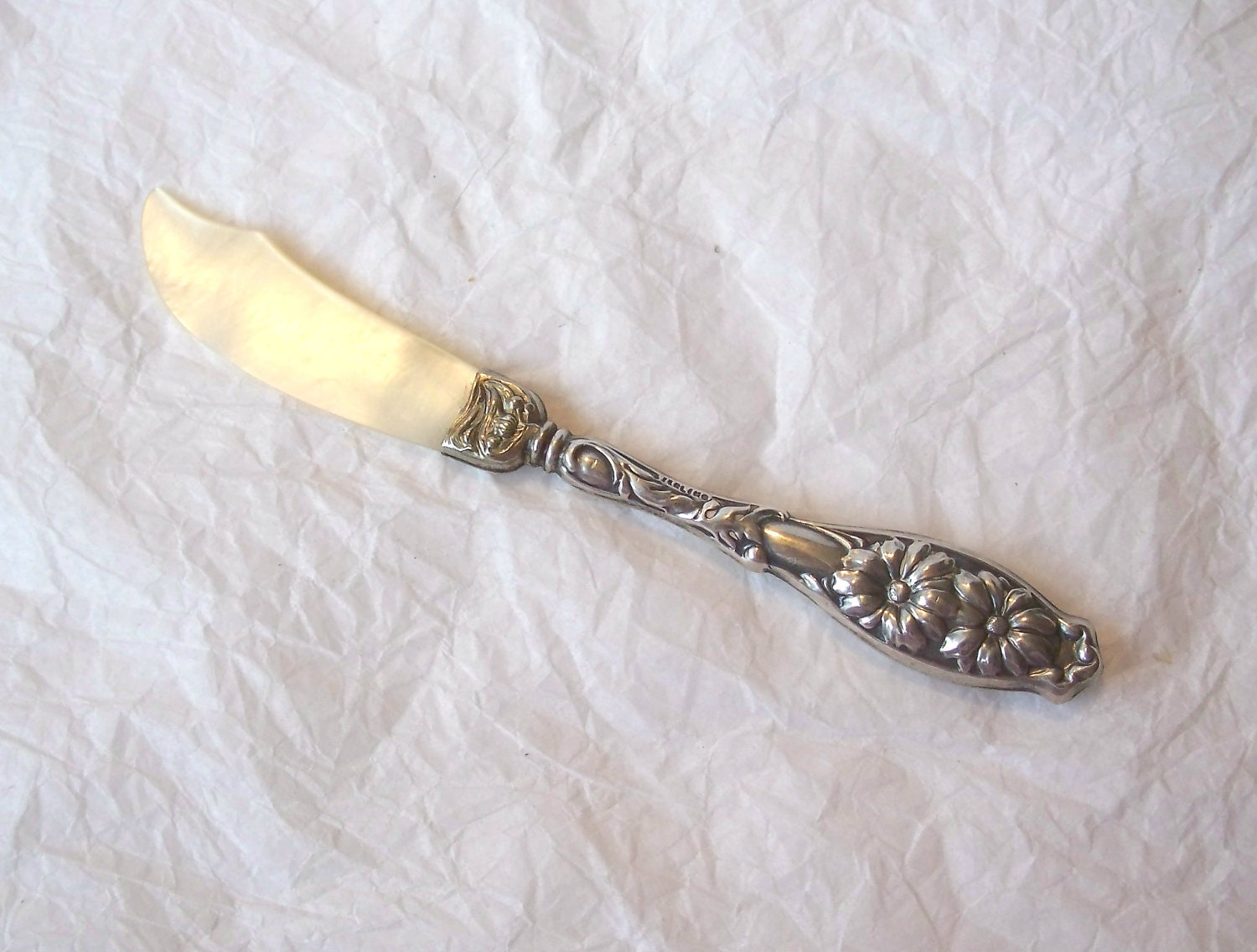 Antique Mother of Pearl Letter Opener with by MargsMostlyVintage