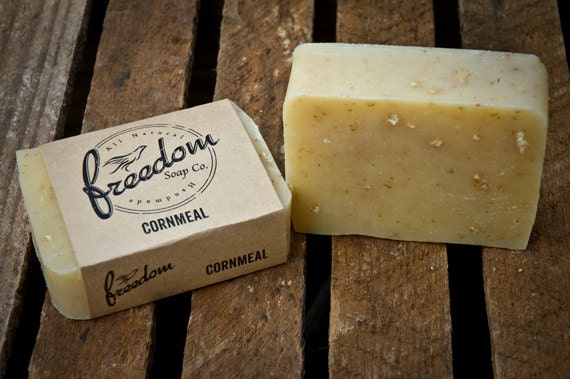 Cornmeal Soap, All Natural, Handmade Soap, Vegan Soap, Palm-Free Soap