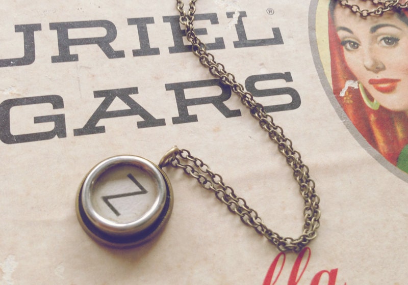Letter Z- 1930s Typewriter Key Necklace