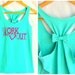 Workout Clothes Racerback Tank Top WORK your Heart OUT - Large
