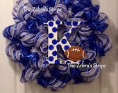 University of Kentucky Wildcats Football Deco Mesh Wreath