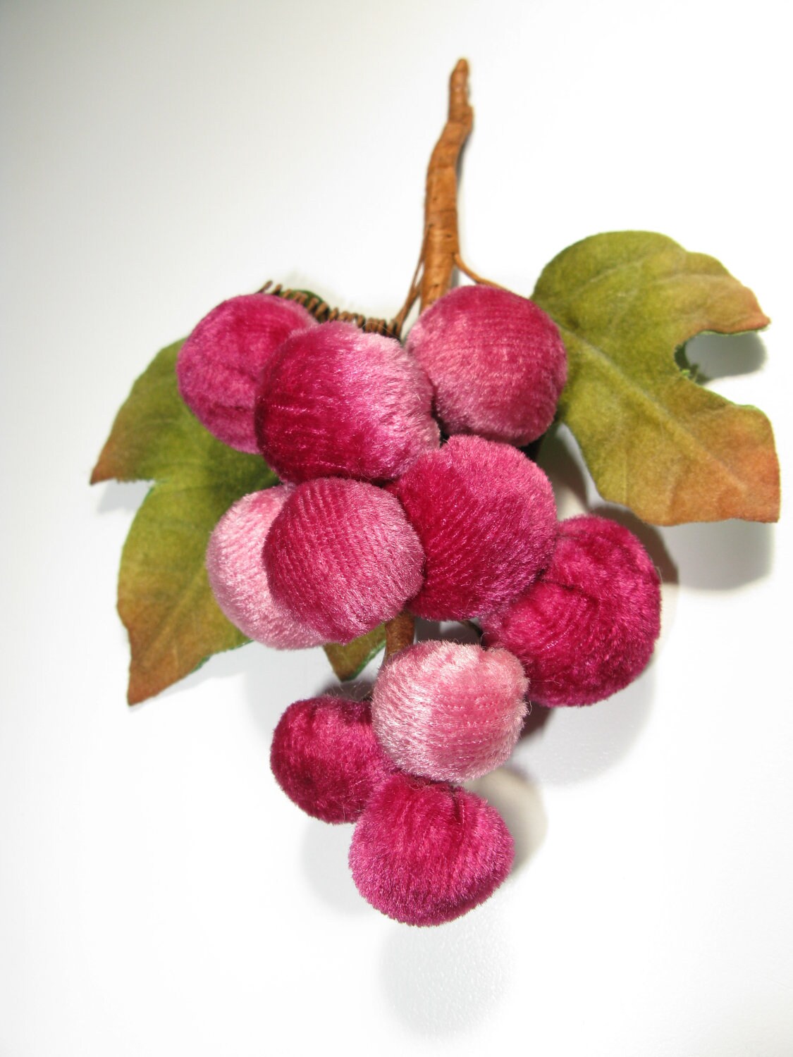 Grapes Velvet Millinery Grapes Vintage Notions