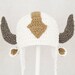 Appa the Flying Bison Earflap Hat from Avatar the Last Airbender, White Crochet Beanie, send size choice baby - adult