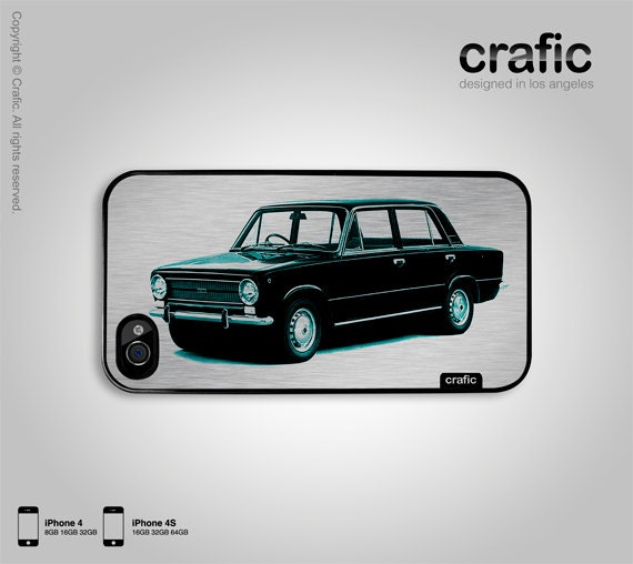 Vintage USSR Car iPhone 4/4S Case