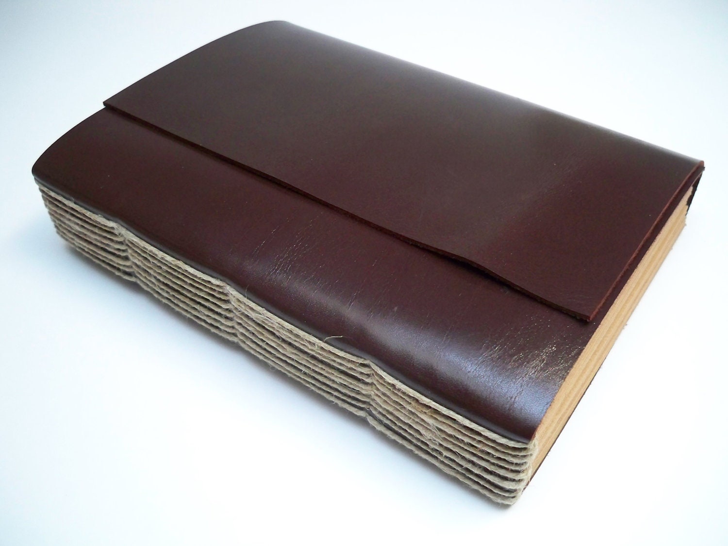 Leather Journal - Longstitch, blank bages