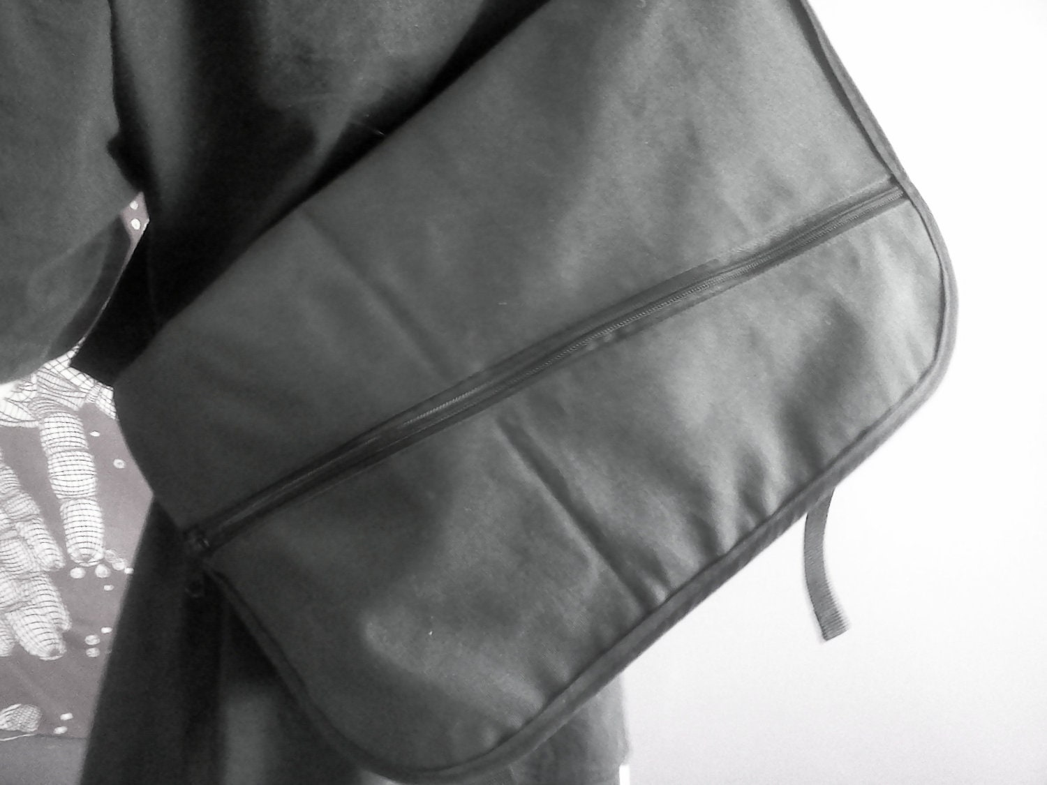Waterproof Black Canvas  Bike Messenger Bag, Bicycle Bag, Backpack