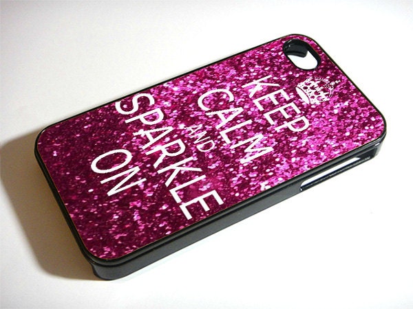 iPhone 4/4s Case Keep Calm and Sparkle On