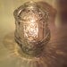 Vintage Indiana Glass Votive, Fairy Lamp Light