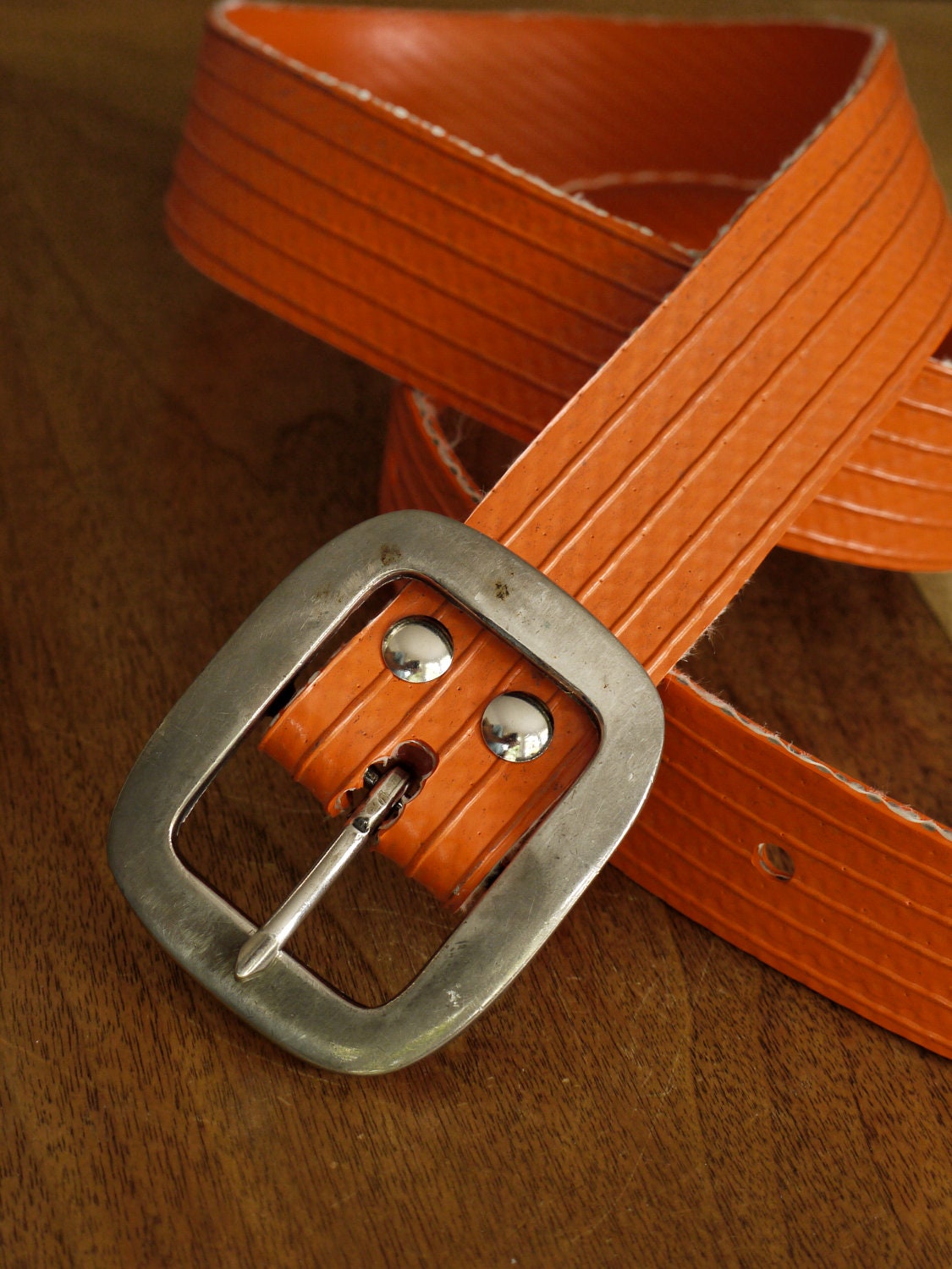 recycled fire hose belt size M by firehosebelts on Etsy