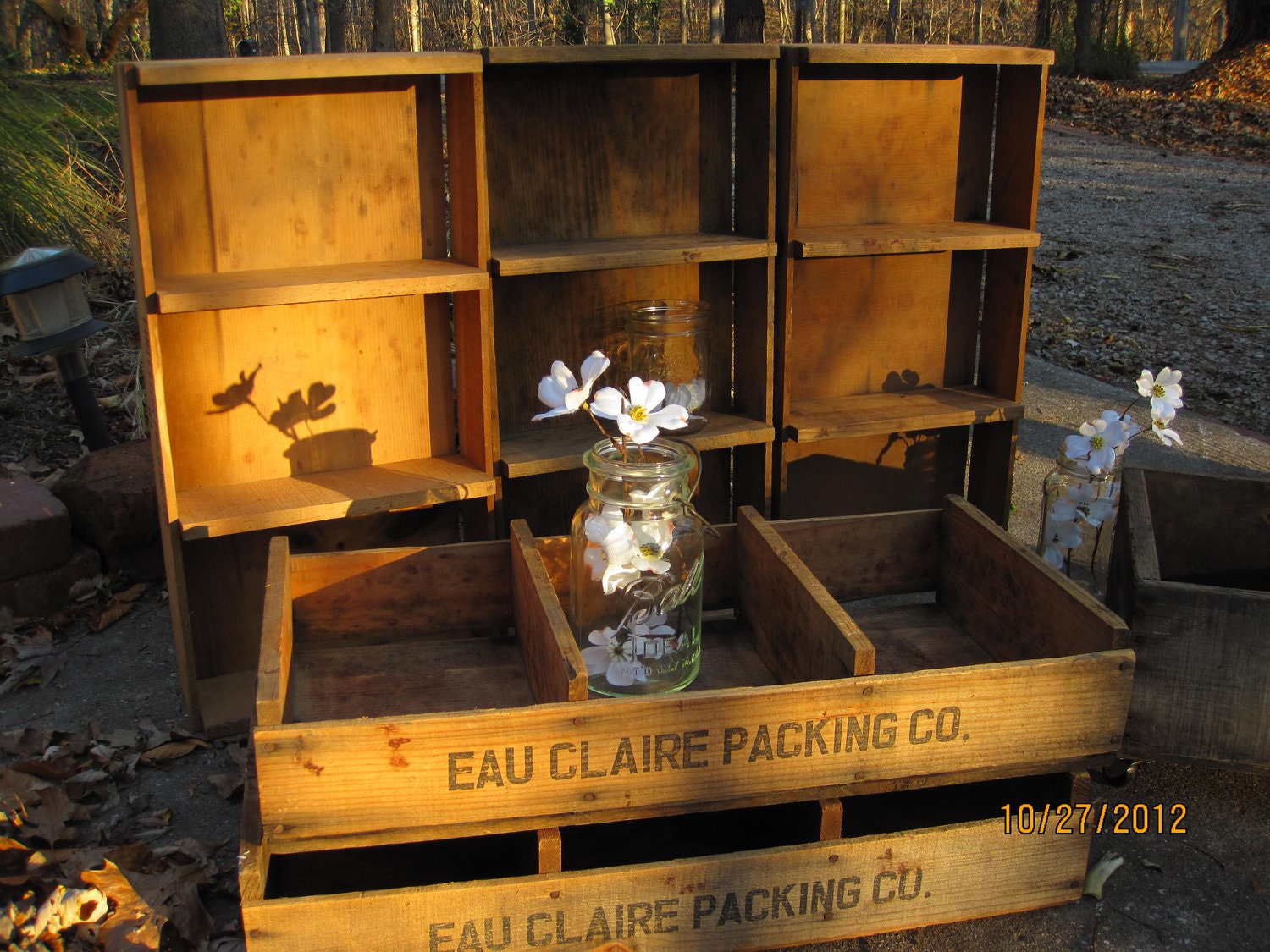 Blackberry Crates-Woodland/Rustic/Barn Wedding decor,Rustic Woodshelf, DIY, Cake/Cupcake Stand, Candy Bar,Centerpiece, Serving Tray