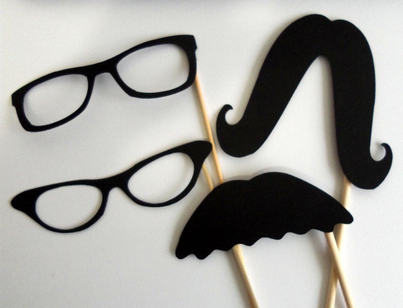 Glasses And Mustache
