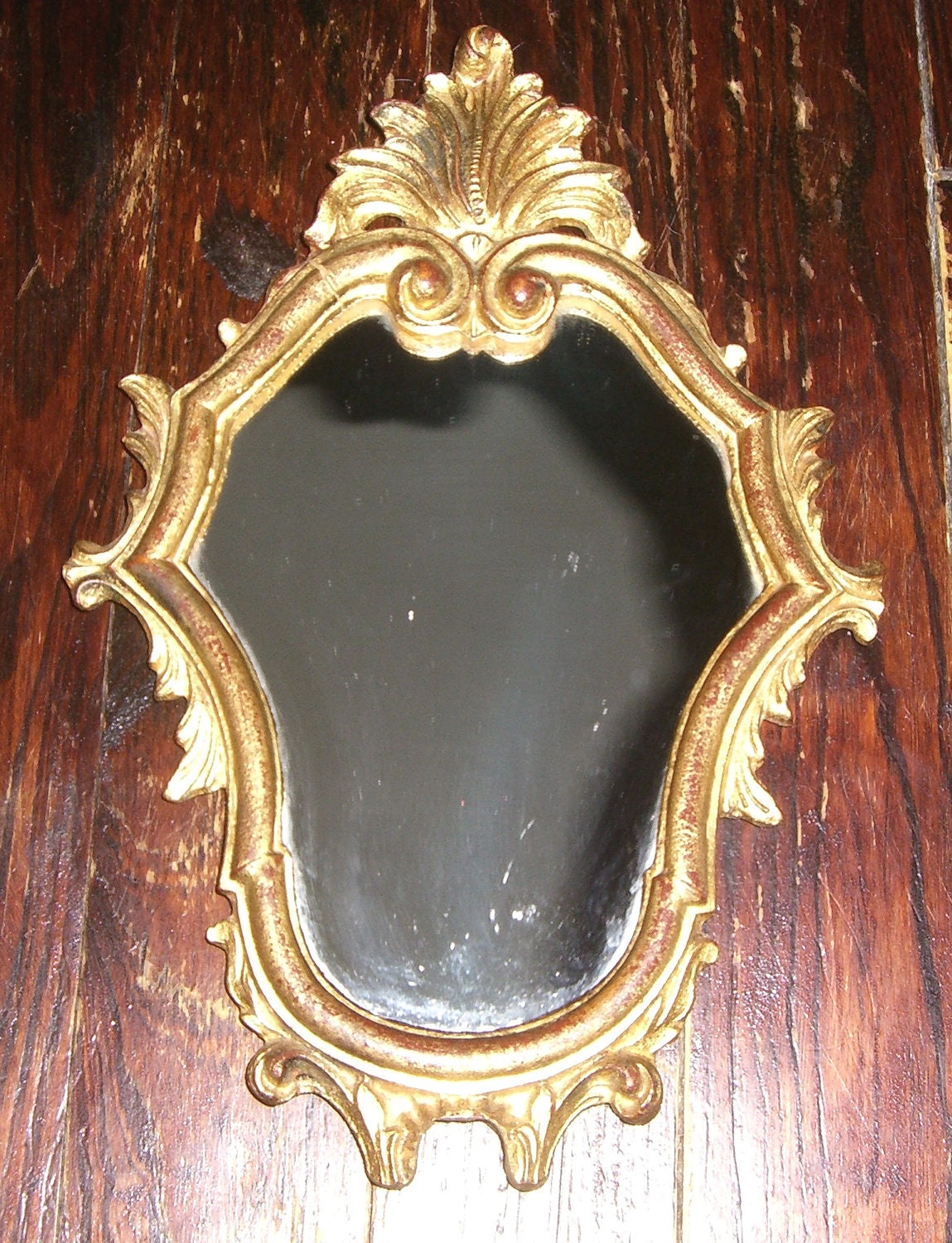 Vintage Mirror Florentia Gold Made in Italy Wall by TheBackShak