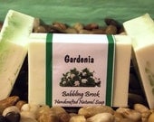 Gardenia the most romantic of scents, handmade natural soap