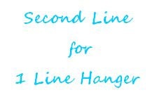 Second Line for 1 Line Hanger Already Purchased