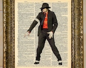 Michael Jackson Dictionary Art