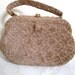 Vintage Purse 1950s to 1960s by Jana Camel Colored