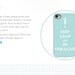 Iphone 4 4s and 5 case - Audrey Hepburn quote - Keep calm and be fabulous - Tiffany blue case - As seen in Rocky Mountain Bride magazine