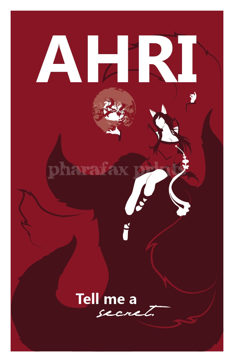 Ahri: League of Legends Print