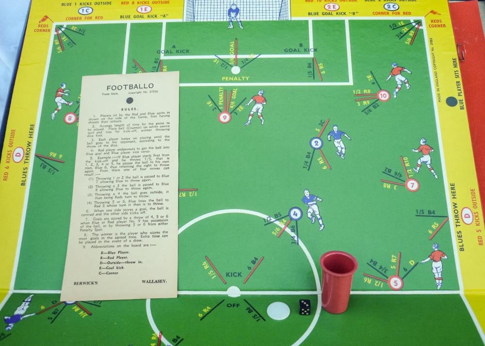 Vintage Football Board Game 52