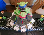 Star Jedi Galaxy War Fondant Cupcake Toppers (cake pops also available) Il_170x135
