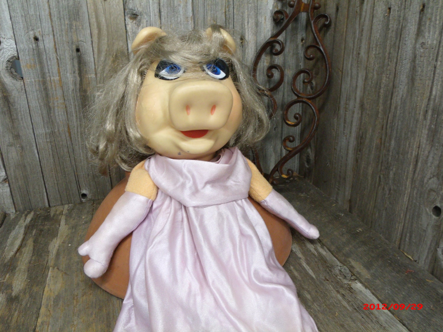 miss piggy puppet doll