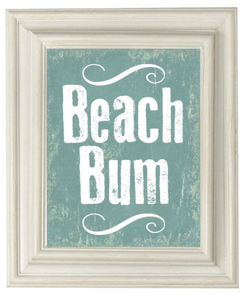 Digital Download No. 268,  Beach Bum Modern Print
