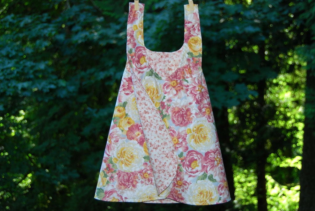 Reversible Pinafore Dress, Size 4T