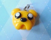 Adventure Time Jake Charm Polymer Clay