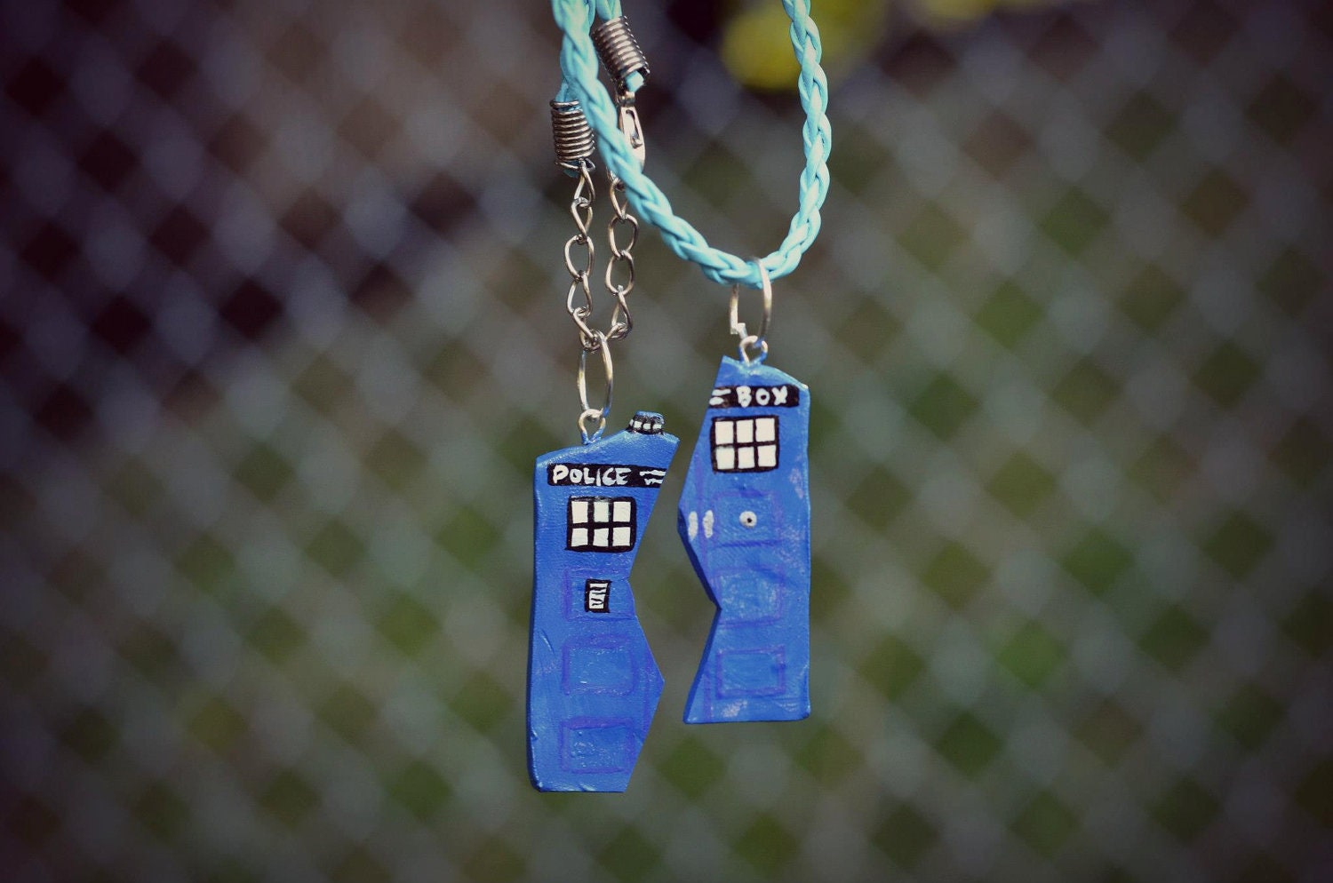 Doctor Who Tardis Friendship Necklaces