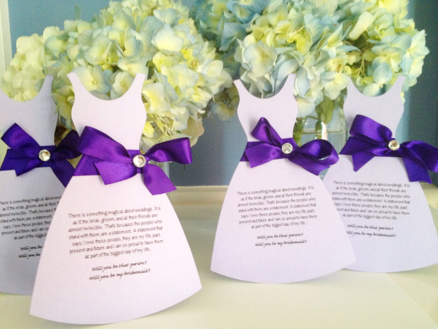 Bridesmaid Request Cards